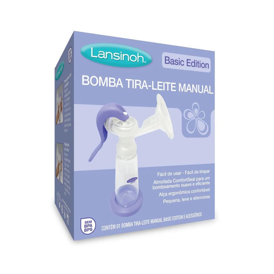 Lansinoh Bomba de Tirar Leite Manual Basic Edition com 1 Unidade