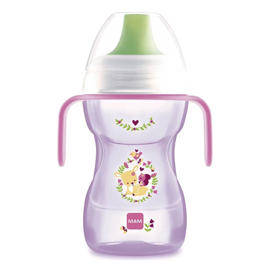 MAM Copo de Transição Fun To Drink Rosa 8+ Meses 270ml