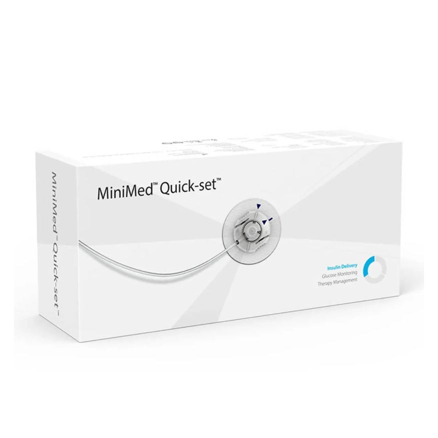 Medtronic Cateter Minimed Quick-set MMT-399A Cânula 6mm e Tubo 60cm - 10 unidades