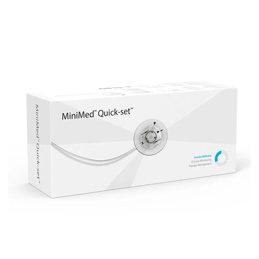 Medtronic Cateter MinimMed Quick-set MMT-396A Cânula de 9mm e tubo de 110cm 10 unidades