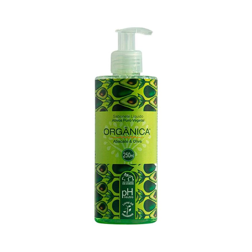 Organica Sabonete Líquido Orgânica Abacate & Oliva com 250ml