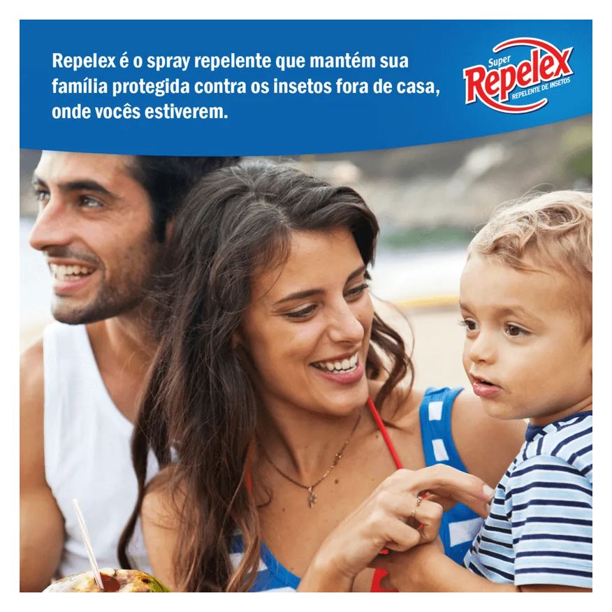 Super Repelente Repelex Family Care Aerosol 200ml