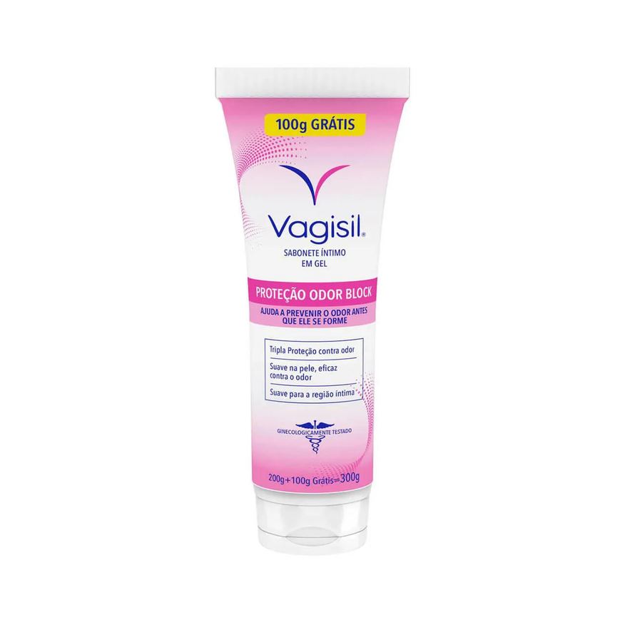 Vagisil Sabonete Íntimo em Gel Bloqueador de Odor com 300ml