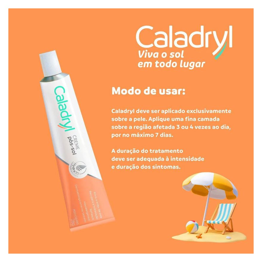 Caladryl Creme Pós-Sol 28g