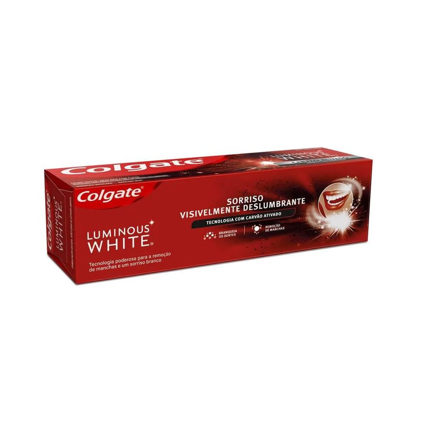 Colgate Creme Dental Luminous White Carvão Ativado 70g
