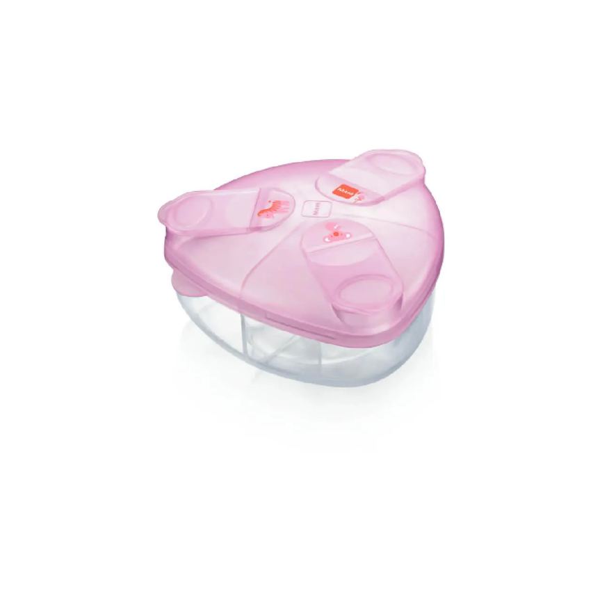 MAM Pote de Armazenamento de Leite em Pó Rosa