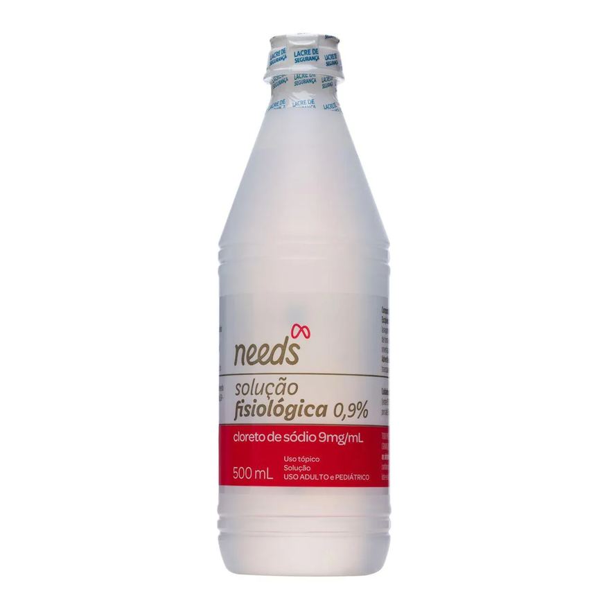 Needs Soro Fisiológico Cloreto de Sódio 0,9% 500ml