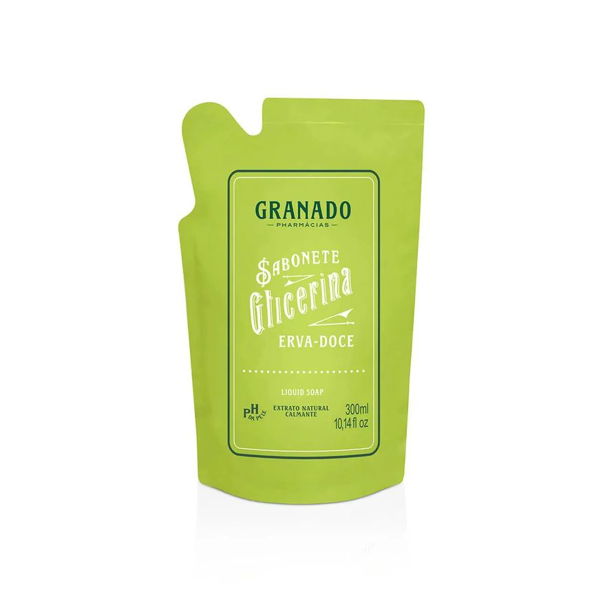 Granado Refil Sabonete Líquido Glicerina Erva Doce