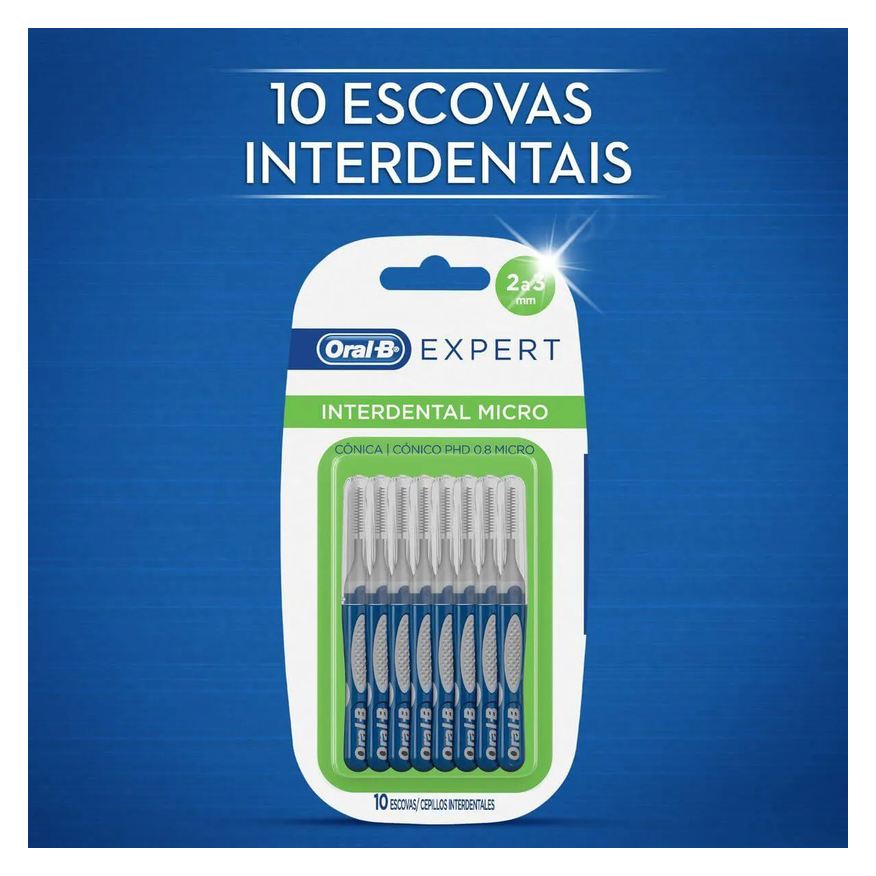 Oral-B Escova Interdental Micro Expert 2 a 3mm com 10 unidades