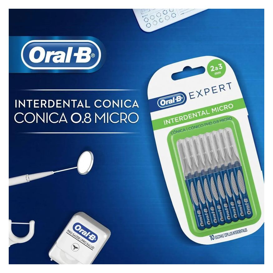 Oral-B Escova Interdental Micro Expert 2 a 3mm com 10 unidades
