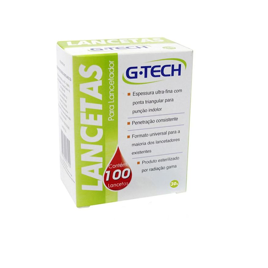 G-Tech Lanceta Ultra fina com 100 unidades