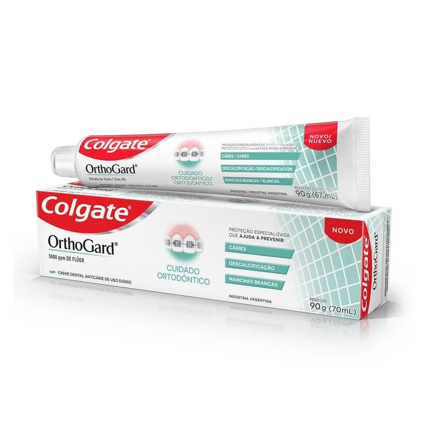 Colgate Creme Dental OrthoGard Cuidado Ortodôntico 90g