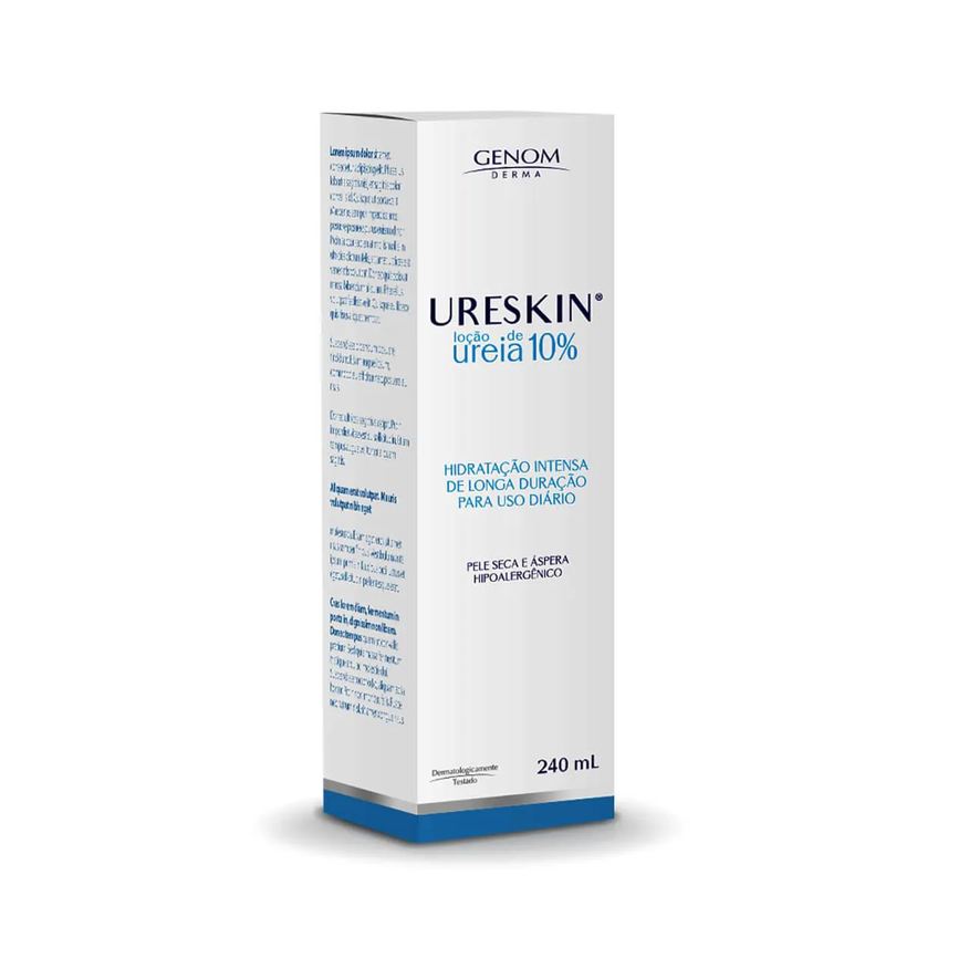 Ureskin Loção de Ureia Genom 10% Hidratação Intensa com 240ml