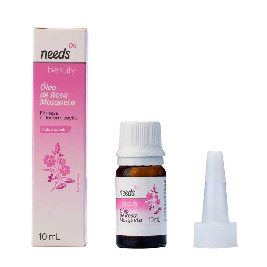 Needs Óleo de Rosa Mosqueta Beauty Pele e Cabelo 10ml