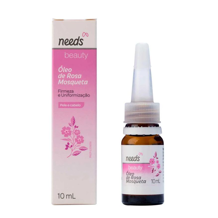 Needs Óleo de Rosa Mosqueta Beauty Pele e Cabelo 10ml
