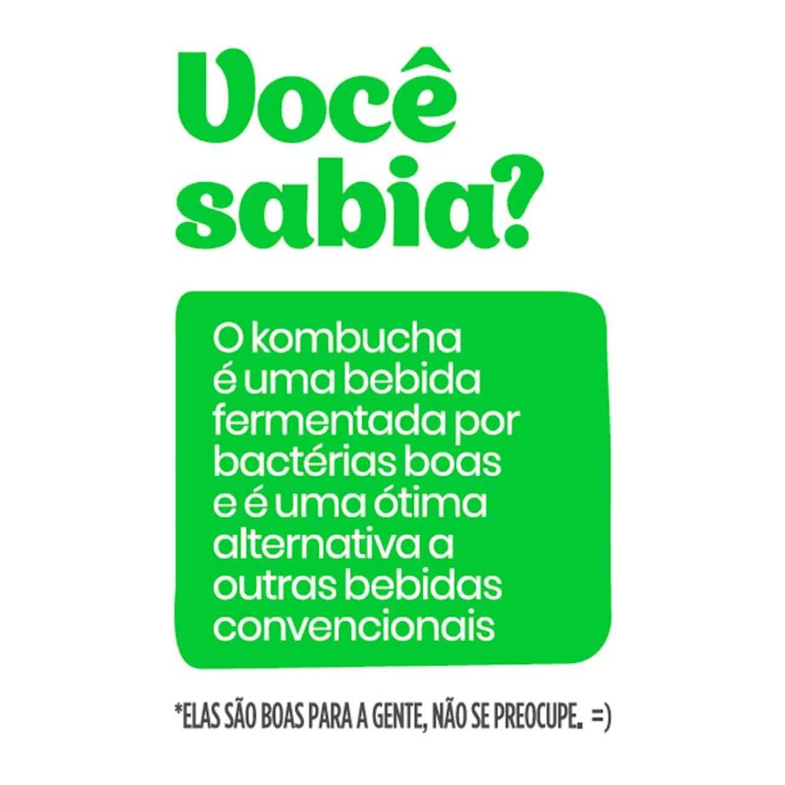 Uva Kombucha Verde com Hortelã Nutrigood 300ml