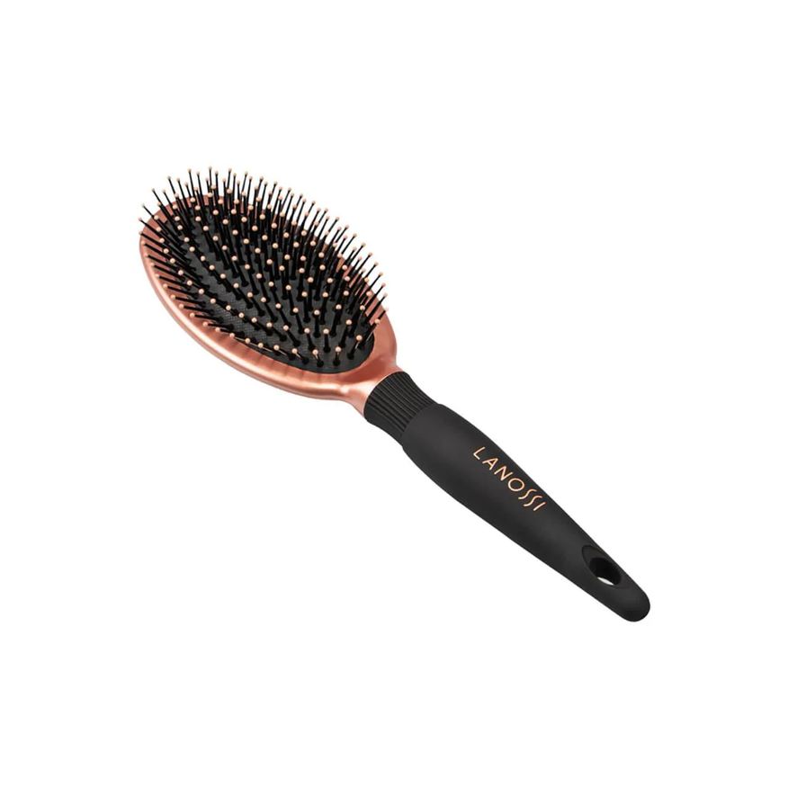 de Escova Cabelo Lanossi Bronze Oval - 1 unidade