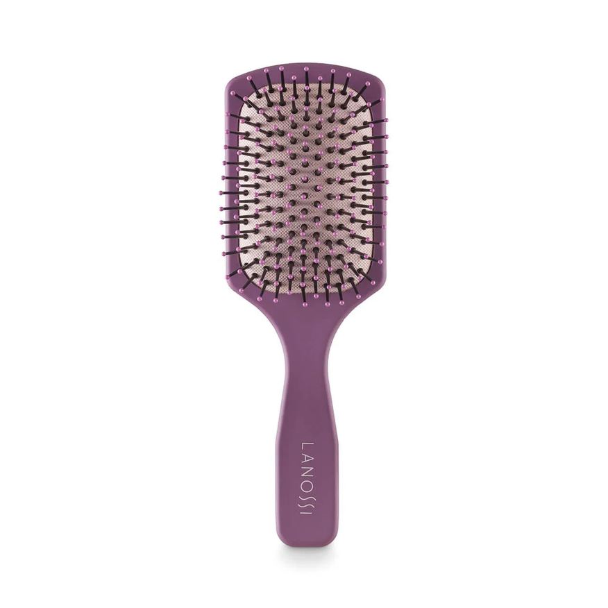 de Escova Cabelo Lanossi Color Raquete Quadrada - 1 unidade