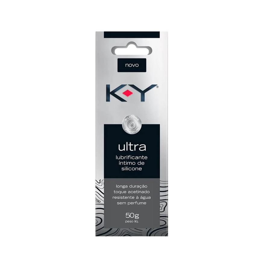 K-Y Gel Lubrificante Íntimo de Silicone Ultra com 50g