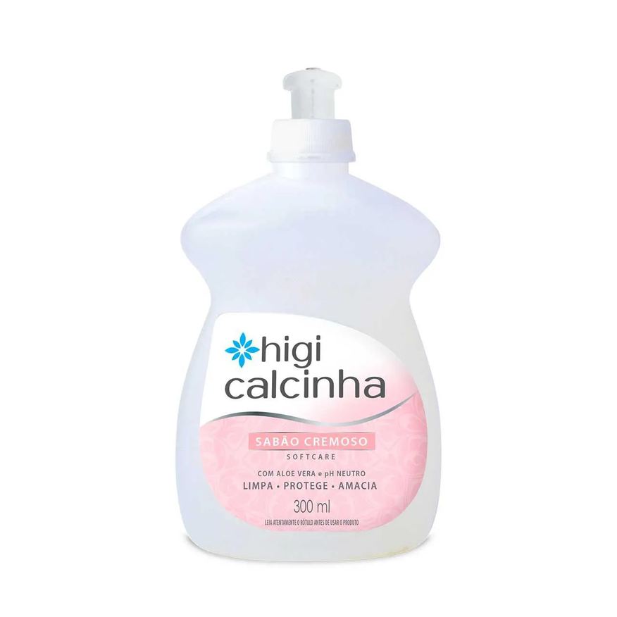 Higi Calcinha Sabão Cremoso para lavar Calcinhas Softcare com 300ml