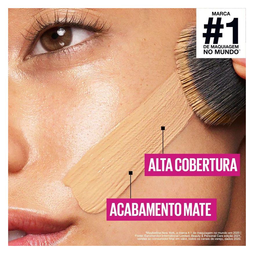 Maybelline Base Longa Duração Superstay Full Coverage 30ml - 312 Golden