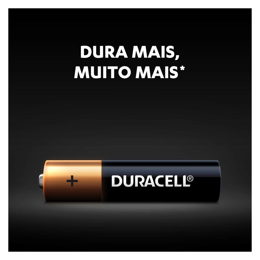 AAA Pilha Duracell Palito com 4 unidades