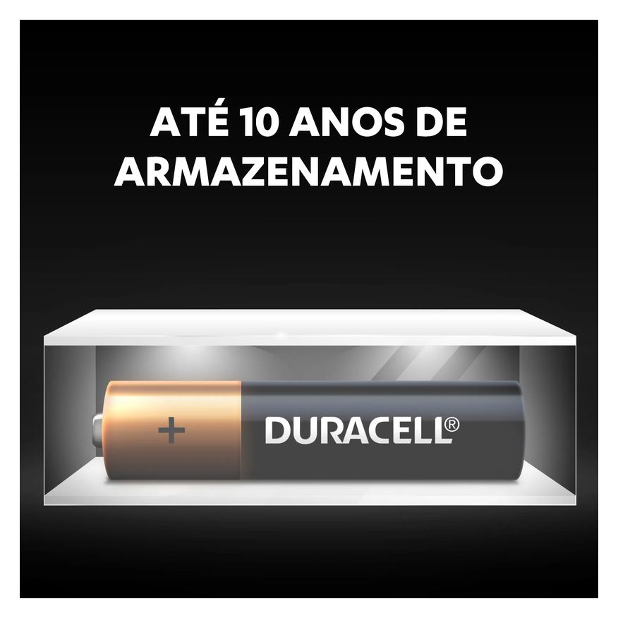 AAA Pilha Duracell Palito com 4 unidades