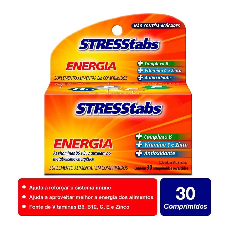 Stresstabs Polivitamínico 30 comprimidos