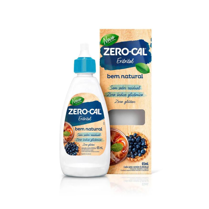 Zero-Cal Adoçante Eritritol Líquido 65ml