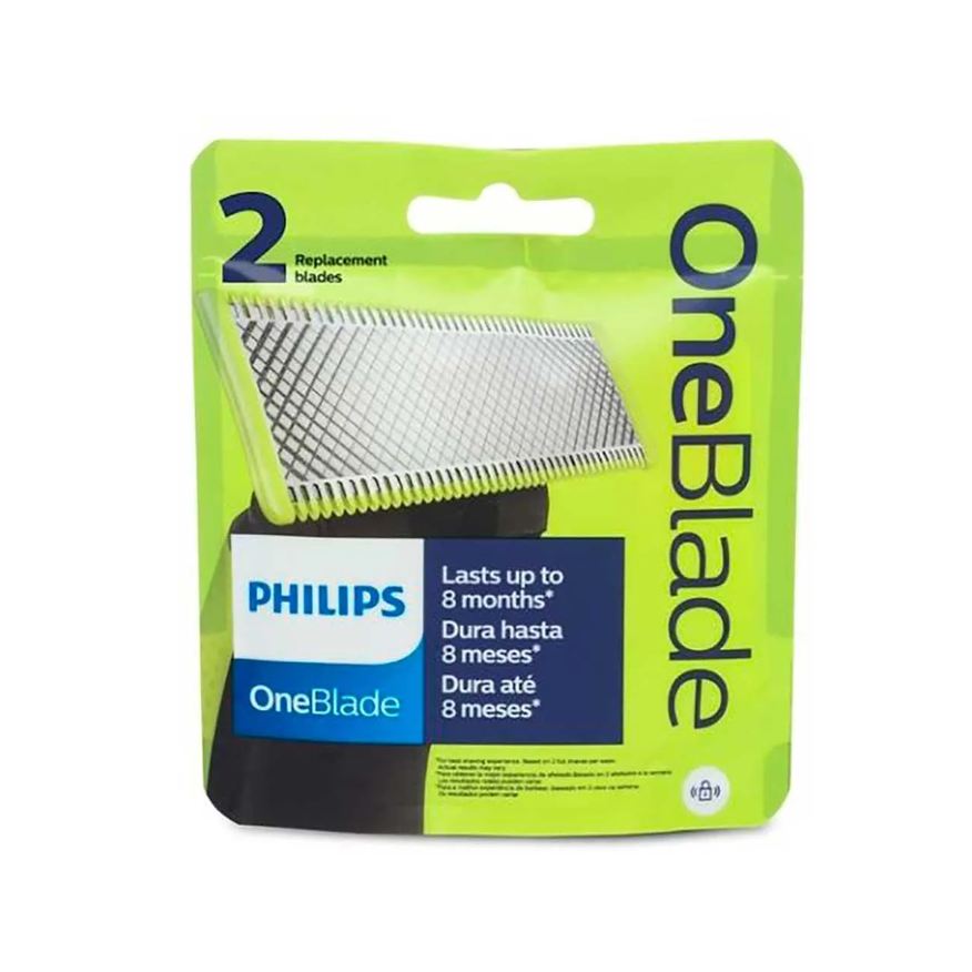 de Lâmina Barbear Philips OneBlade QP220/51 com 2 unidades