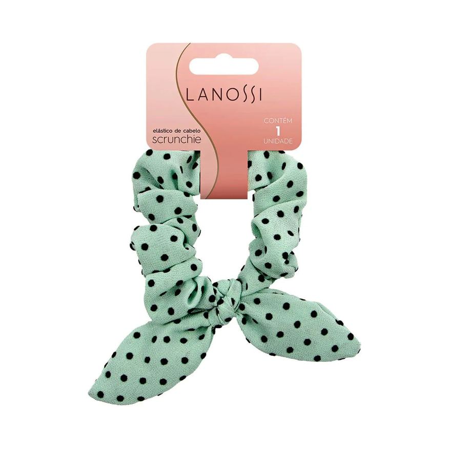 Lanossi Elástico de Cabelo Verde Menta - 1 unidade