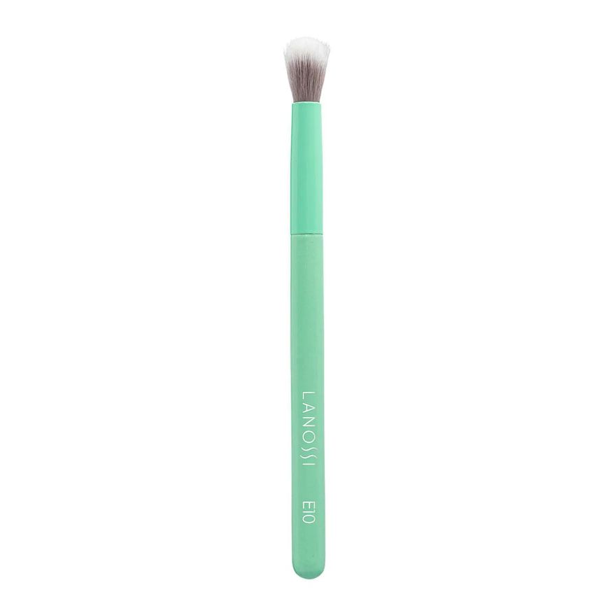 com Kit 3 Pinceis de Maquiagem Lanossi e 1 Esponja + 1 Necessaire Mint Green