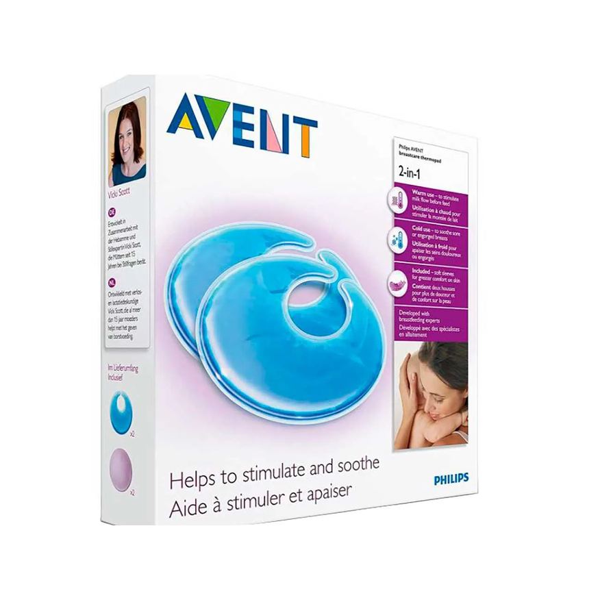 Avent Disco Térmico para Seios Thermopads Azul com 1 par