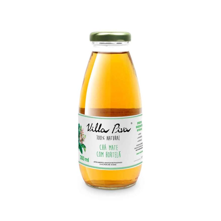 Villa Piva Chá Mate com Hortelã com 300ml