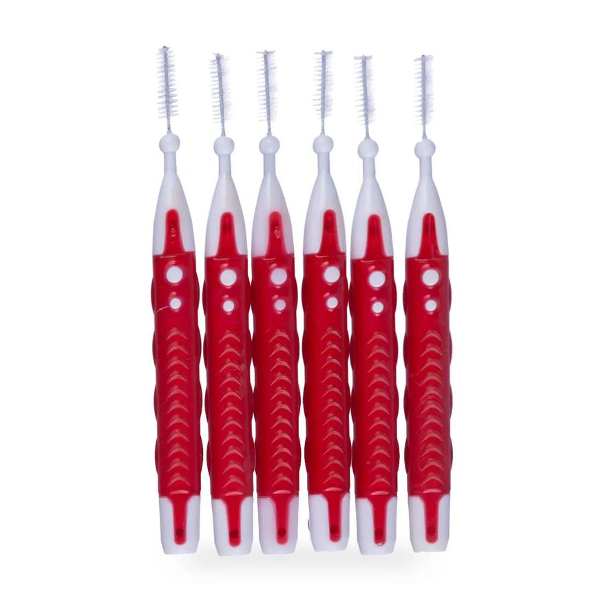 de Escova Dente Interdental Bitufo Interclean Extrafina Cilíndrica com 6 unidades