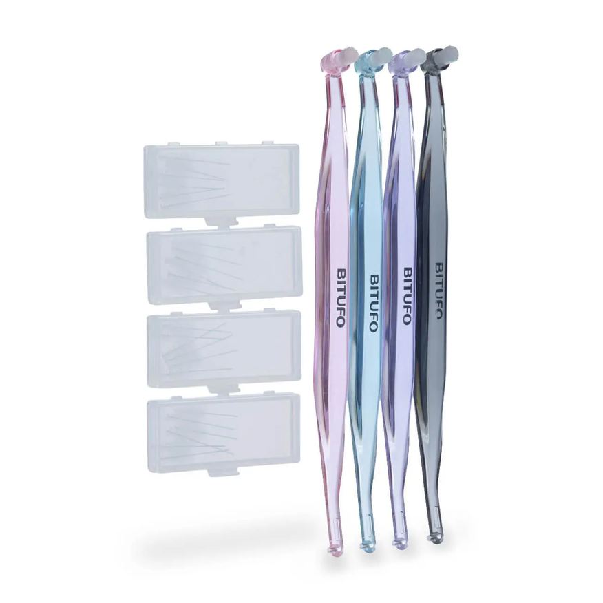 de Escova Dente Bitufo Intertufo Cônica com 1 unidade + 6 refis interdentais