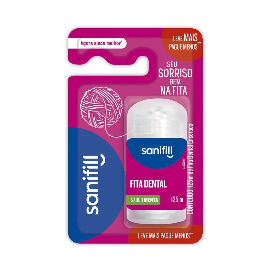 Dental Fita Sanifill com 1 unidade de 125m