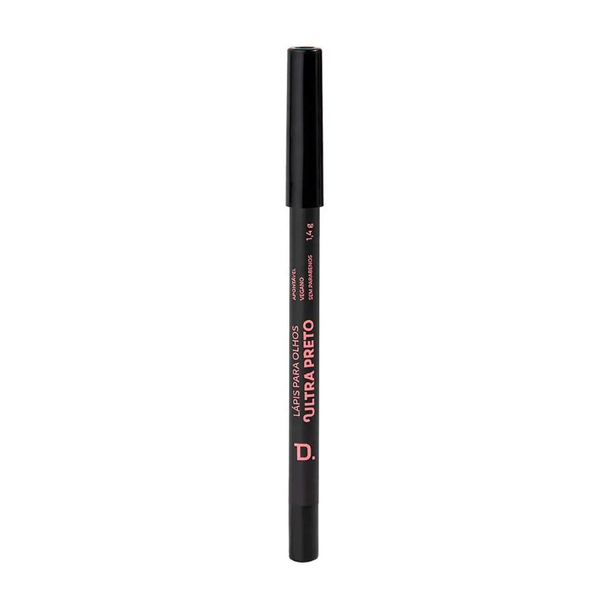 Dailus Lápis para Olhos Ultra Preto Apontável com 1 unidade