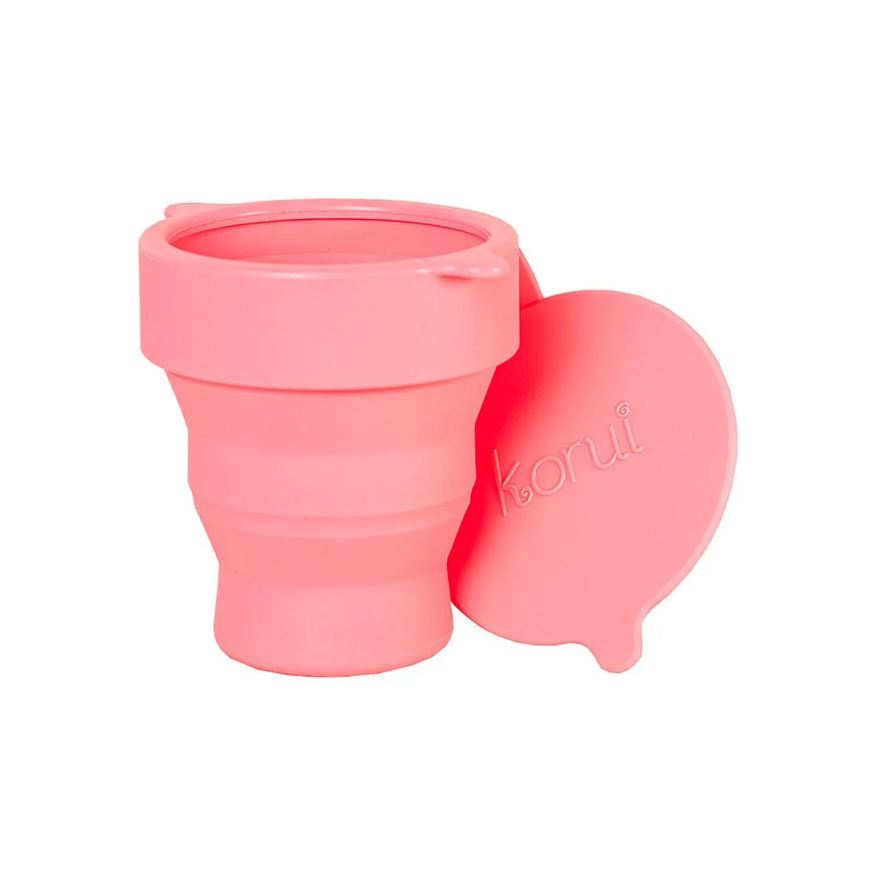 Korui Copo Esterilizador de Coletor Menstrual Cor Goiaba