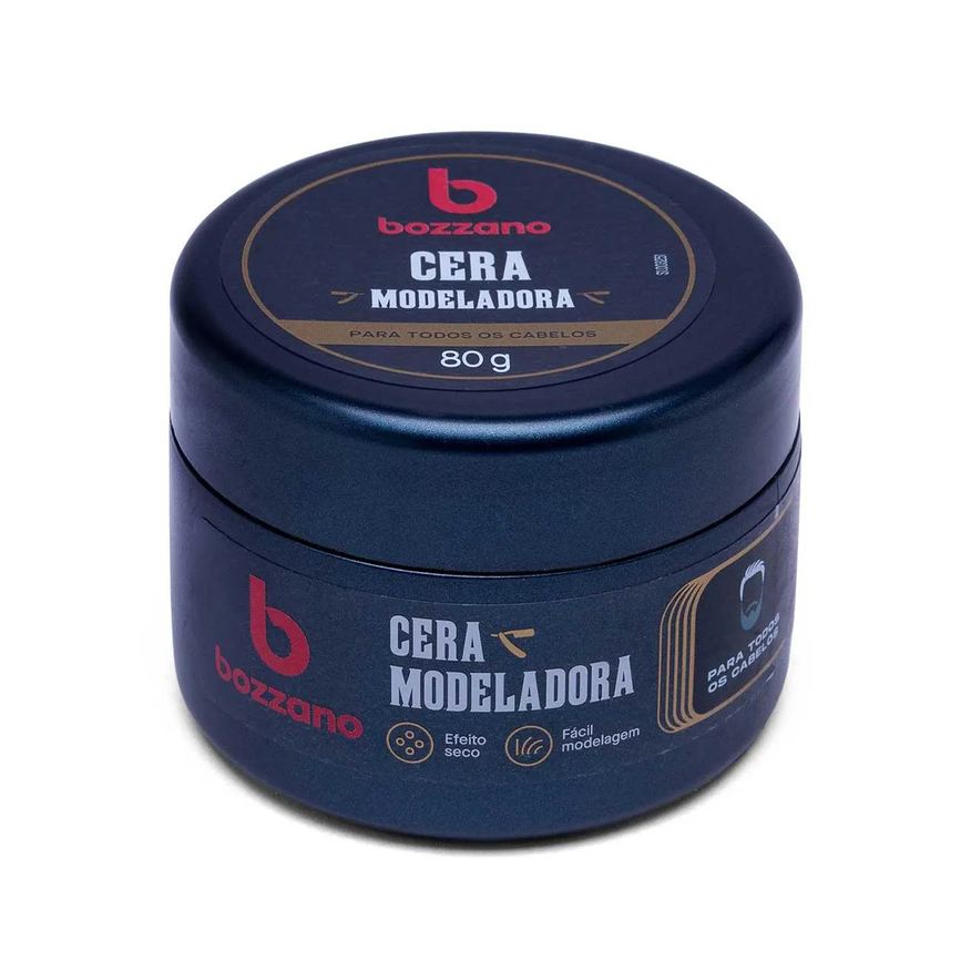Bozzano Cera Modeladora Capilar Efeito Seco com 80g