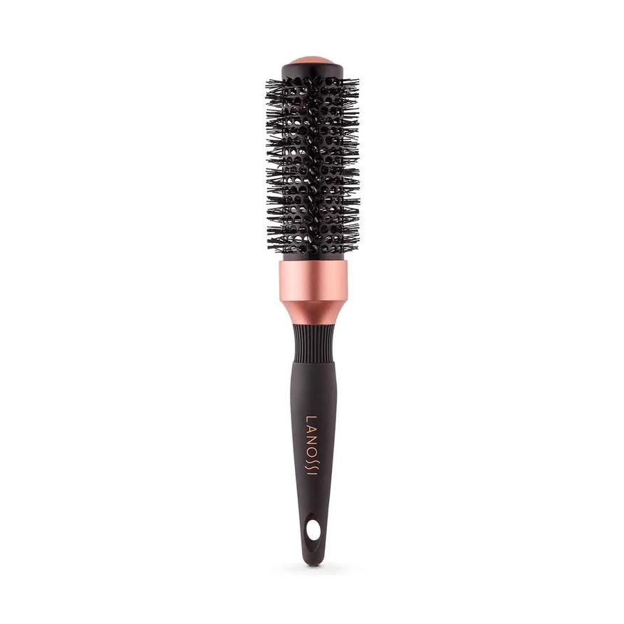 de Escova Cabelo Lanossi Modeladora Modelagem Bronze 33MM - 1 unidade