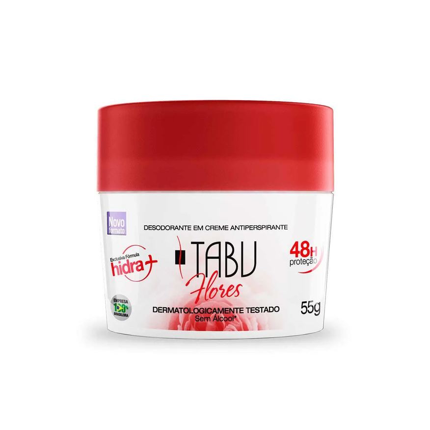 Antitranspirante Desodorante Creme Herbíssimo Care Rosa Mosqueta e Niacinamida 72h 55g