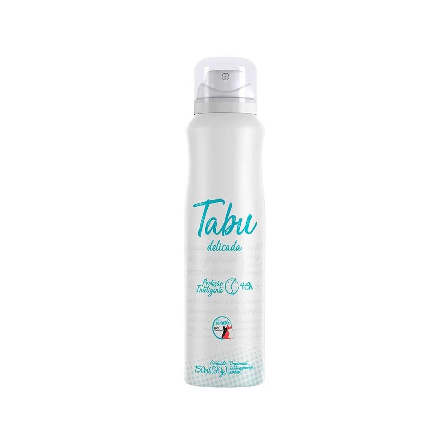 Tabu Desodorante Antitranspirante Aerosol Delicada Feminino 48h 150ml