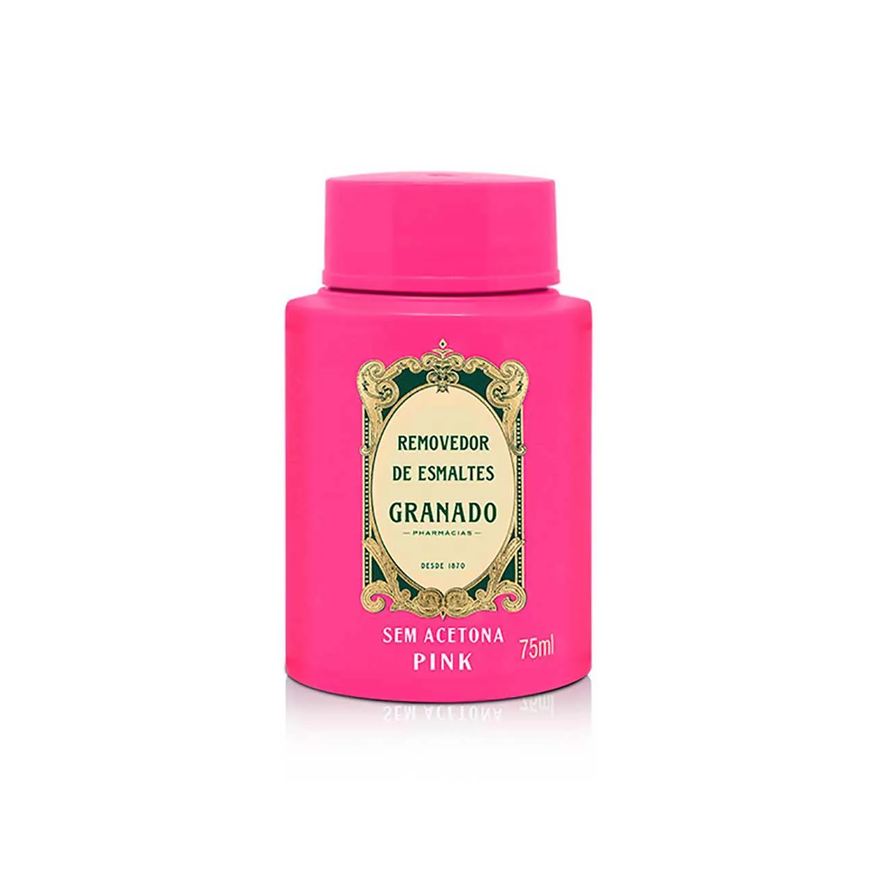 Acetona Porta 150ml com Porta Algodão Santa Clara Transparente