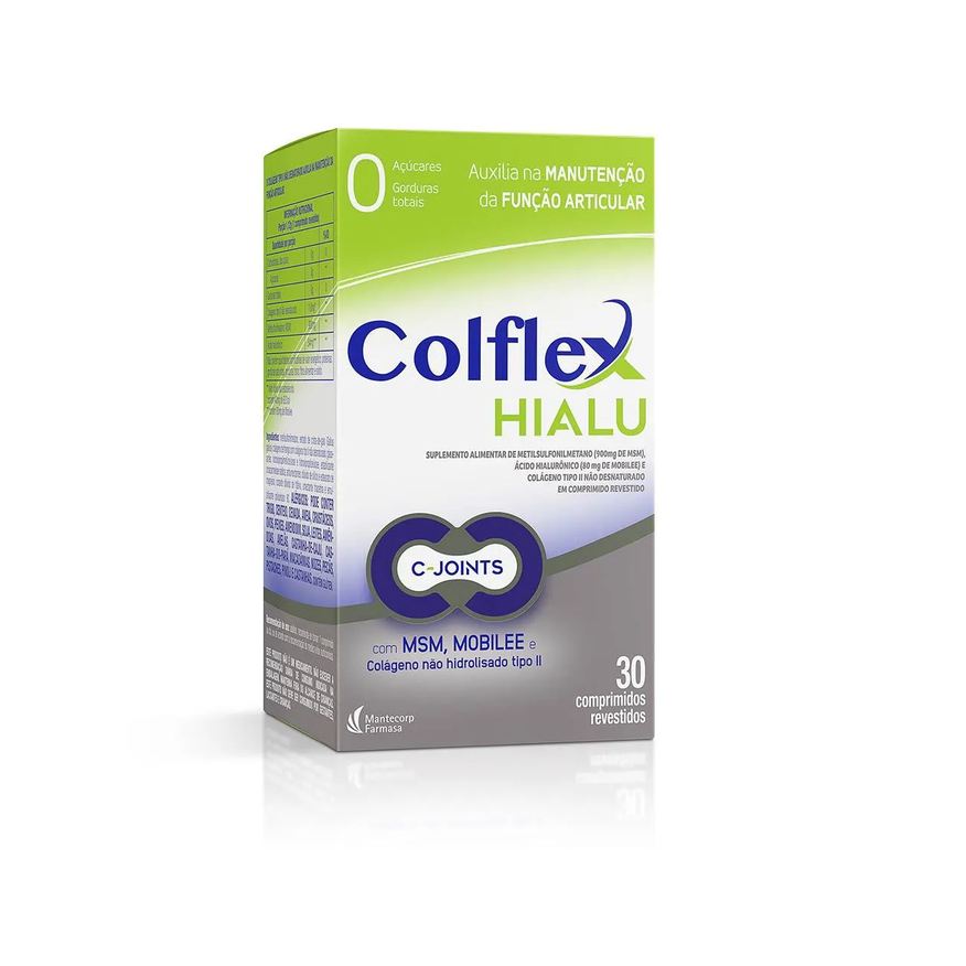 Colflex Suplemento Alimentar Hialu com 30 Comprimidos