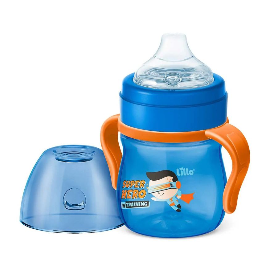 Lillo Caneca de Aprendizado Evolution com Alça Azul 150ml