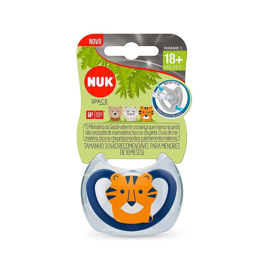 NUK Chupeta Space Silicone Boy S3 - 1 Unidade