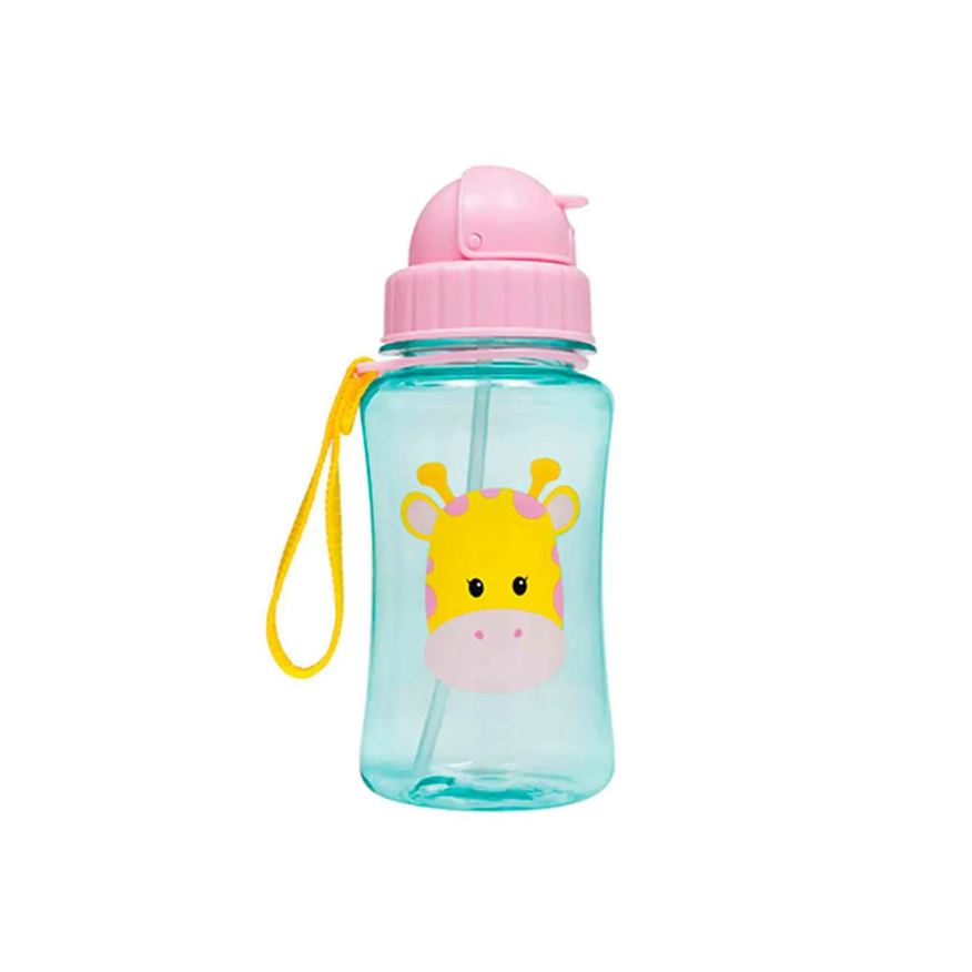 Buba Garrafinha Baby Animal Fun Rosa Girafa 350ml