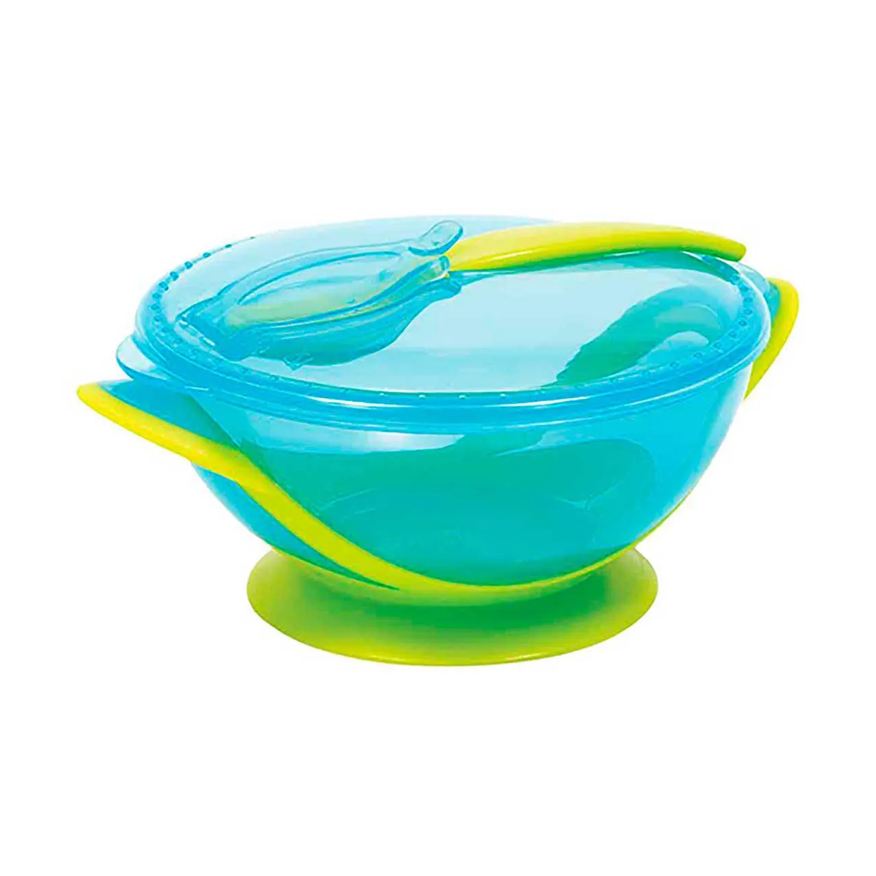 Buba Kit Refeição com Colher Baby Azul com 1 unidade