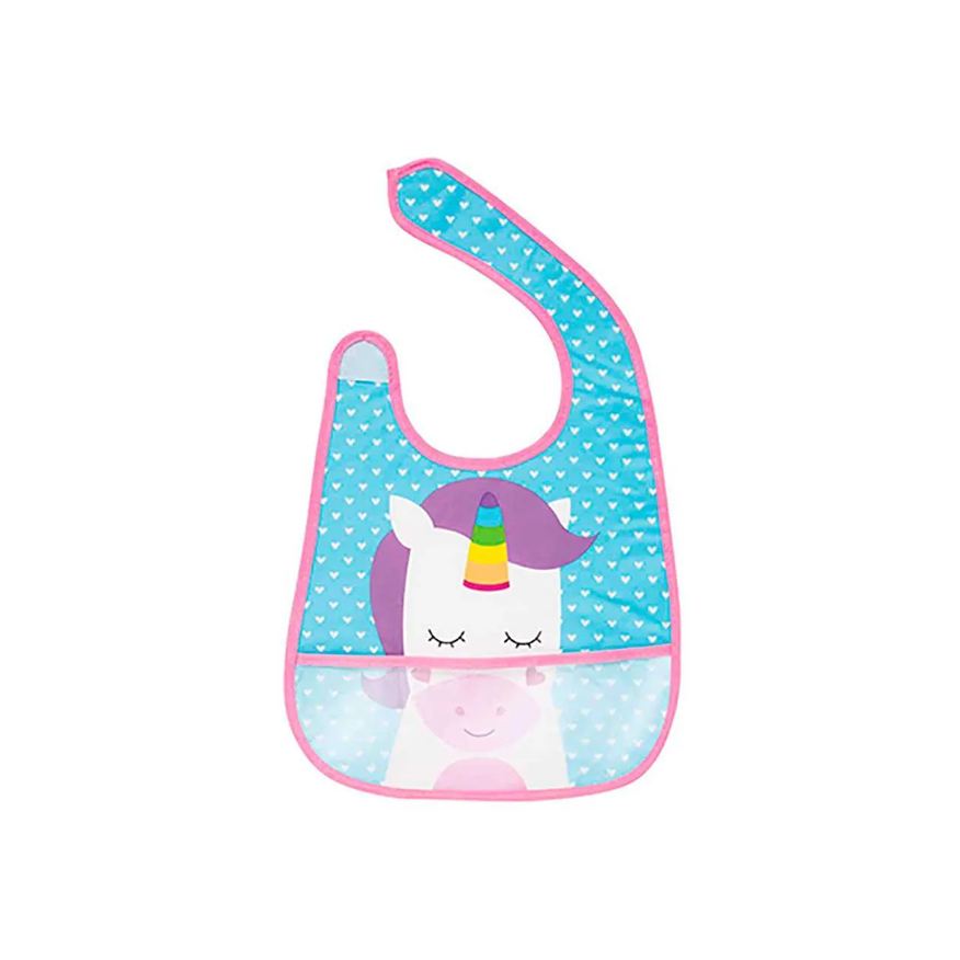 Buba Babador com Bolso Baby Unicórnio 1 unidade